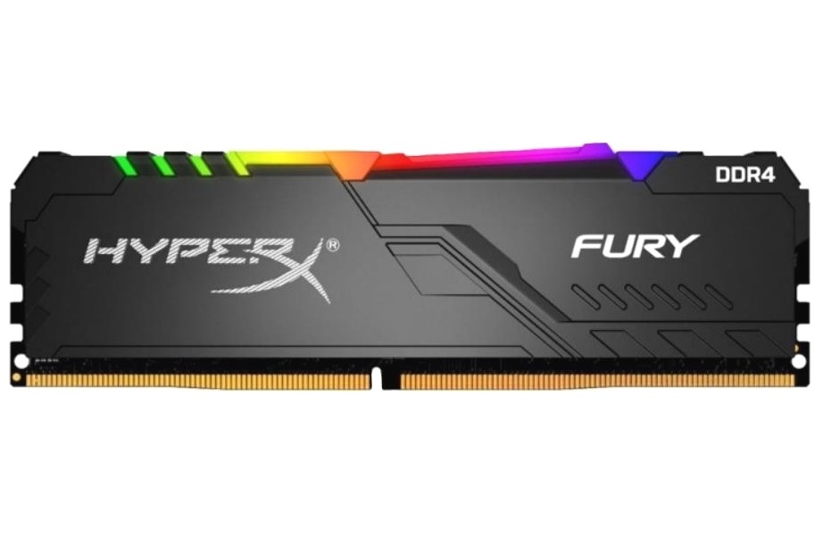 Оперативная память Kingston HyperX Fury RGB 8Gb DDR4 3466MHz