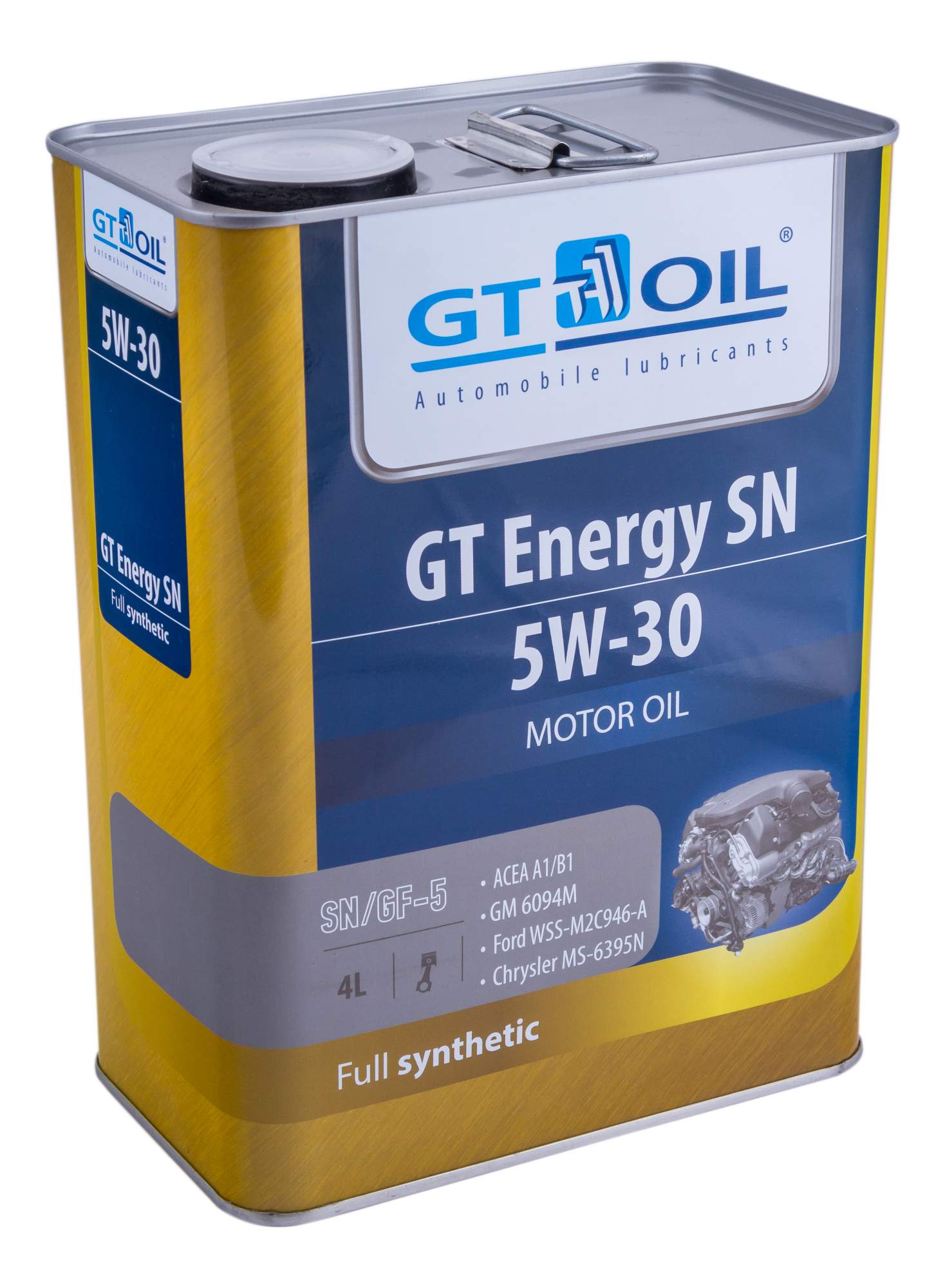 Моторное масло GT OIL Energy SN 5W30 4л - купить в Москве, цены на Мегамаркет | 100001148678