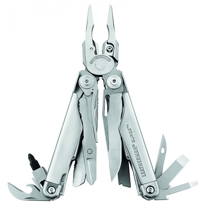 Мультитул Leatherman Surge, серебристый, 21 опций - купить в Москве, цены на Мегамаркет | 100023915578