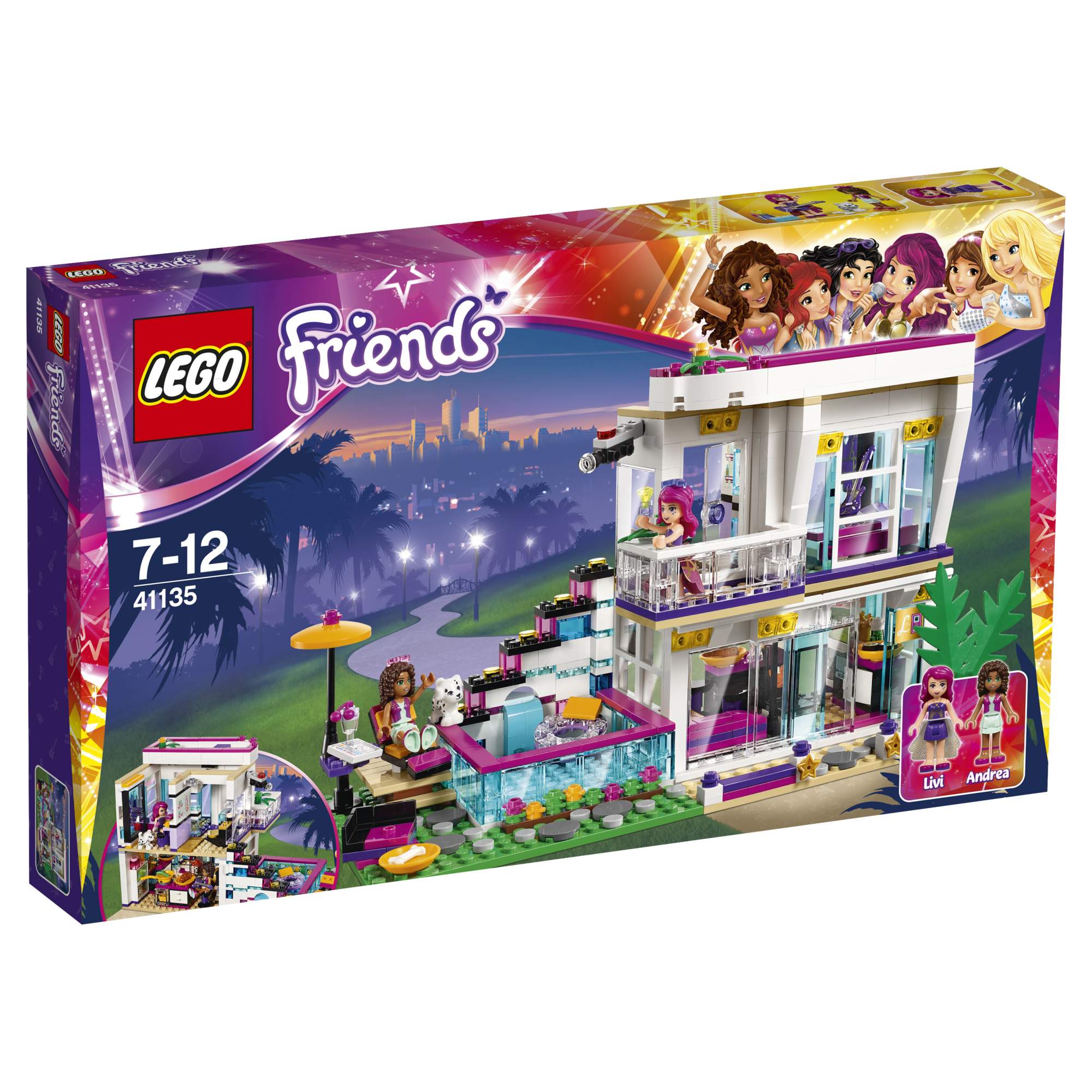 Конструктор LEGO Friends Поп-звезда: дом Ливи (41135) - отзывы покупателей  на Мегамаркет