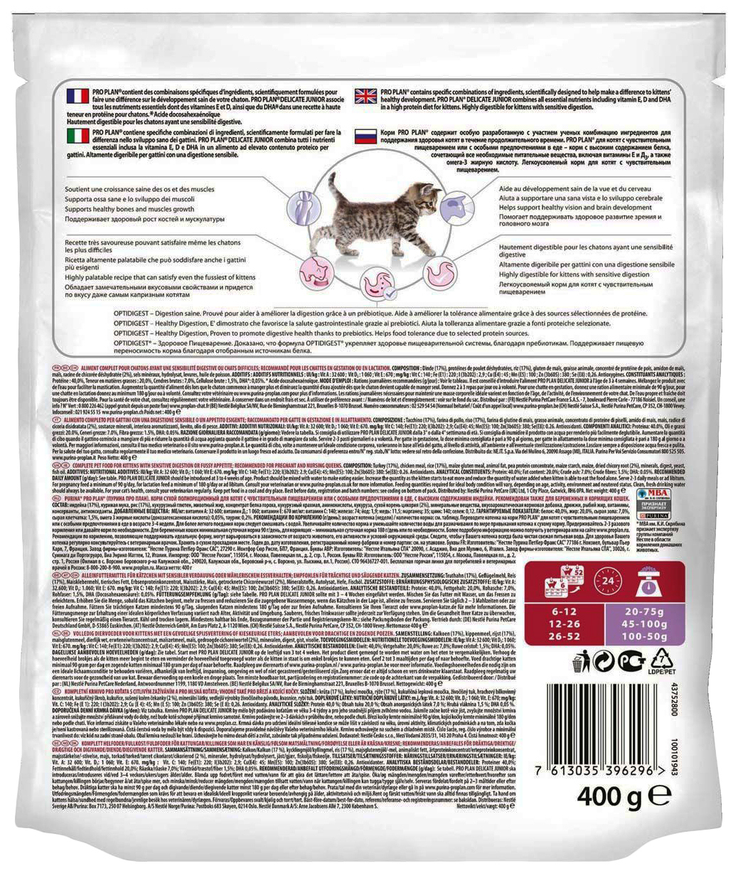 Корм про план для котят сухой корм