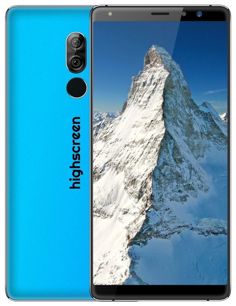 Смартфон Highscreen Power Five Max 2 4/64GB Blue, купить в Москве, цены в  интернет-магазинах на Мегамаркет