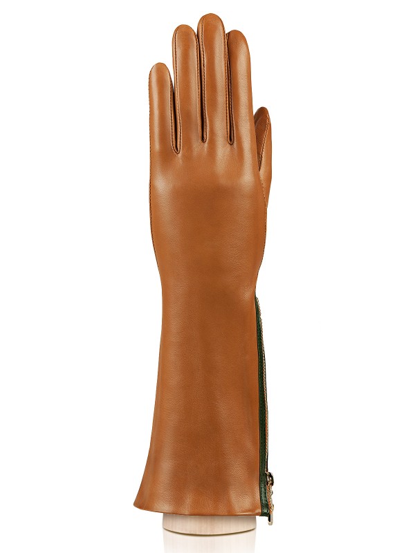 Перчатки женские Eleganzza IS07110 коричневые 6.5