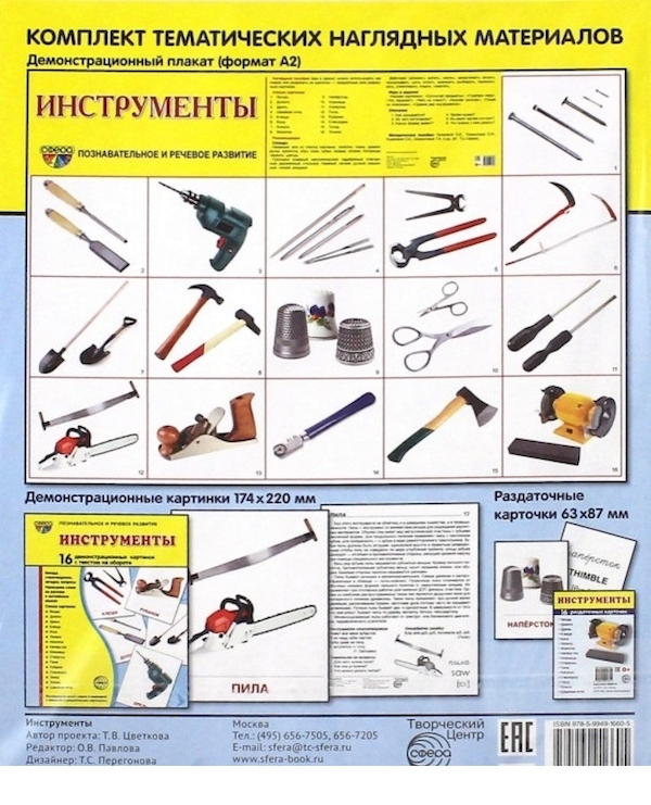 Инструменты картинки и названия