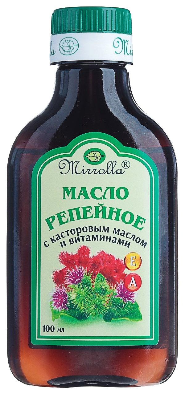 Как применять репейное масло. Мирролла масло репейное с касторовым маслом и витаминами а и е 100мл. Mirrolla репейное масло 100мл. Репейное масло с касторовым маслом и витаминами. Репейное и касторовое масло.