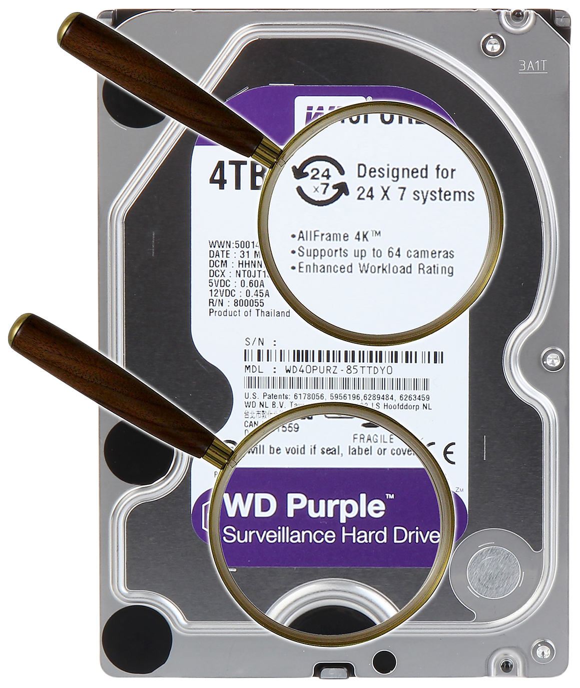 Купить Жесткий Диск Wd Purple Wd40purz