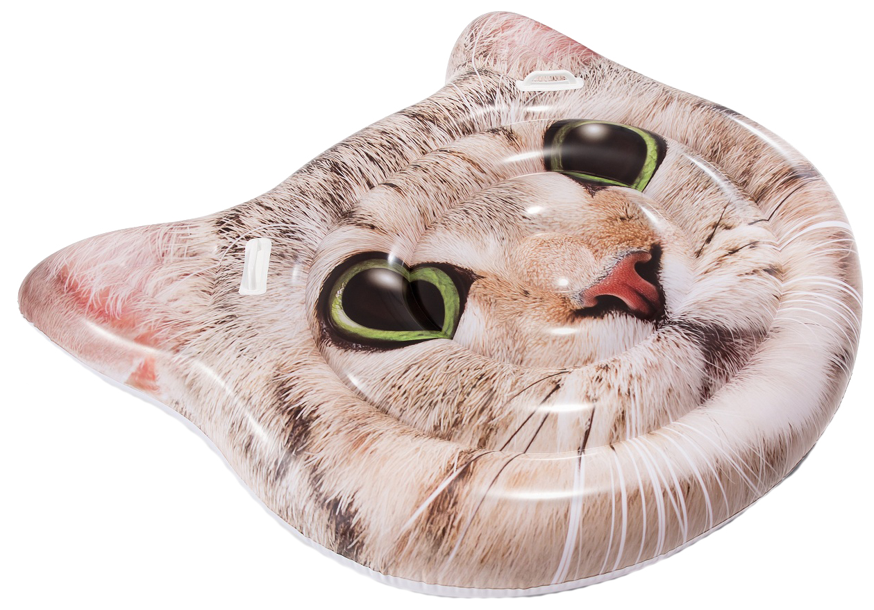 Надувной матрас "Котик" с ручками, 147 х 135 см Intex