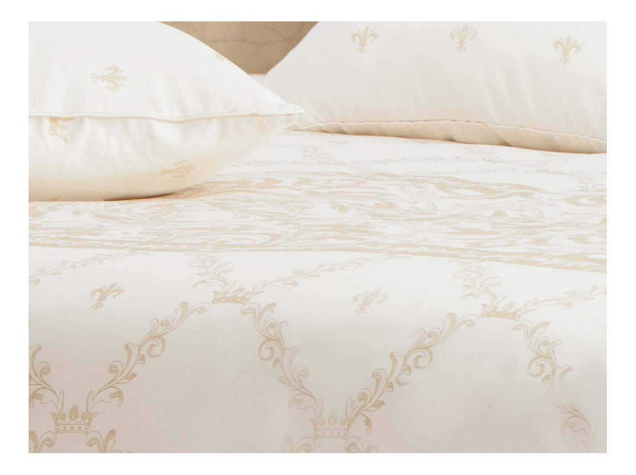 Комплект постельного белья "Флер де лис" 1,5 спальный Хлопковый край