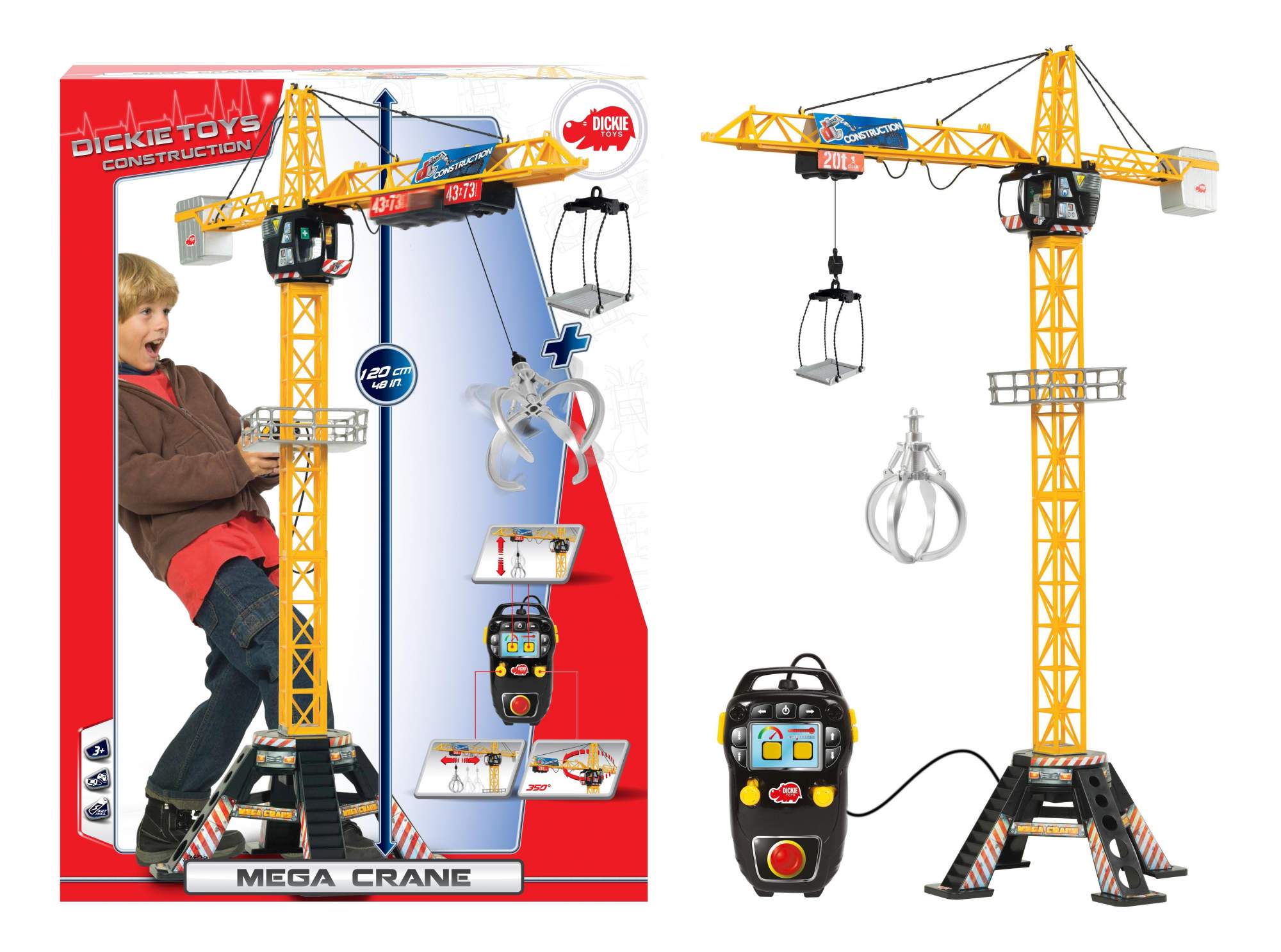 Управляемые краны. Подъемный кран Dickie Toys Mega Crane (3462412). Подъемный кран Dickie Toys Mega Crane. Подъемный кран Dickie Toys 3462411si1. Башенный кран Dickie Toys Mega Crane.