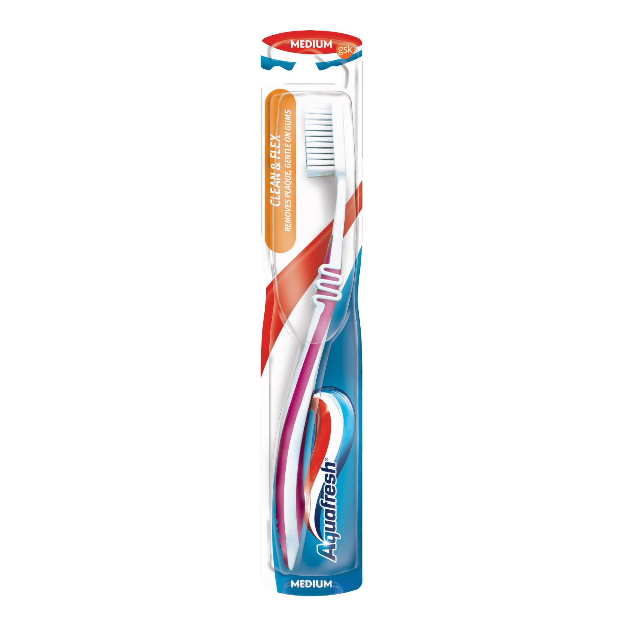 Зубная щетка Aquafresh Clean and Flex, цвет в ассортименте