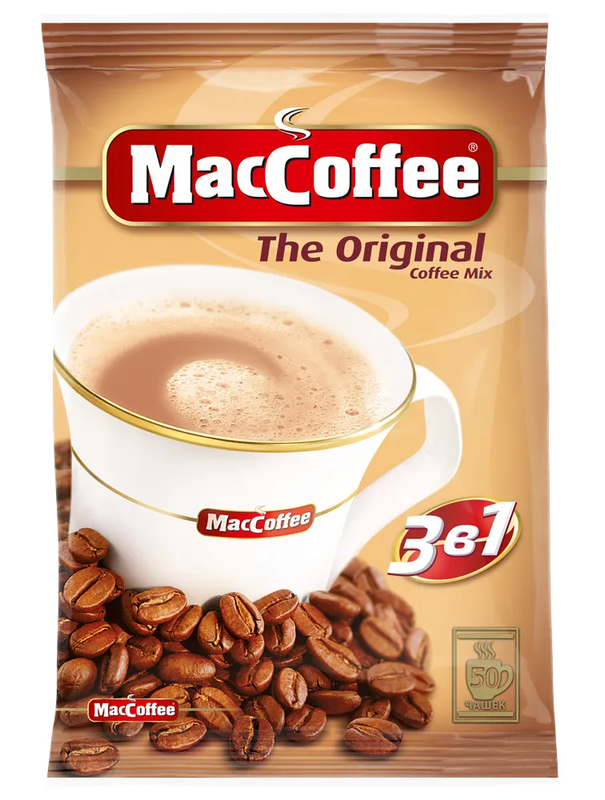 Купить кофейный напиток MacCoffee the Original 3в1, 50 пакетиков по 20г, цены на Мегамаркет | Артикул: 100023890089