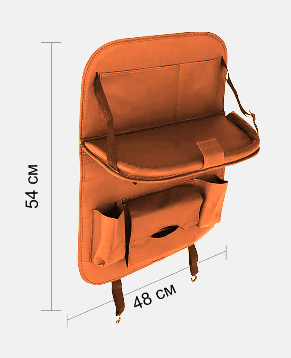 Органайзер на спинку сиденья 3ppl столик, коричневый – купить в Москве,  цены в интернет-магазинах на Мегамаркет
