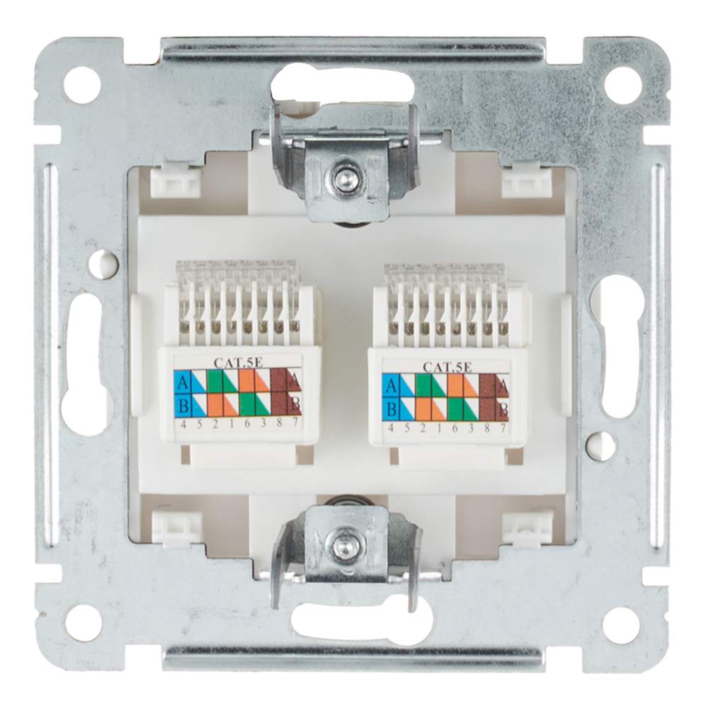 Cat 5e розетка schneider подключение