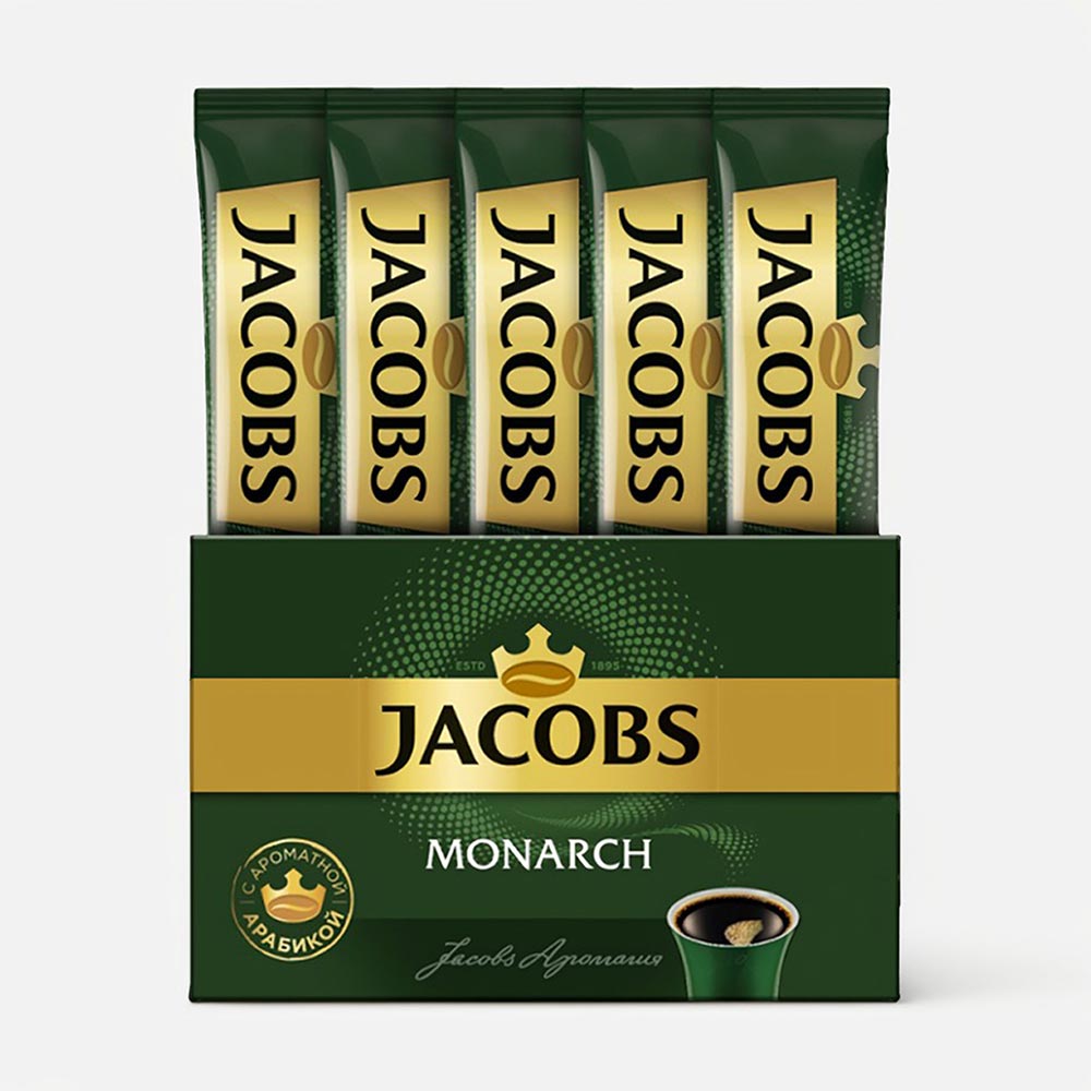 Кофе натуральный Jacobs Monarch растворимый, сублимированный, 26 шт. – купить в Москве, цены в интернет-магазинах на Мегамаркет