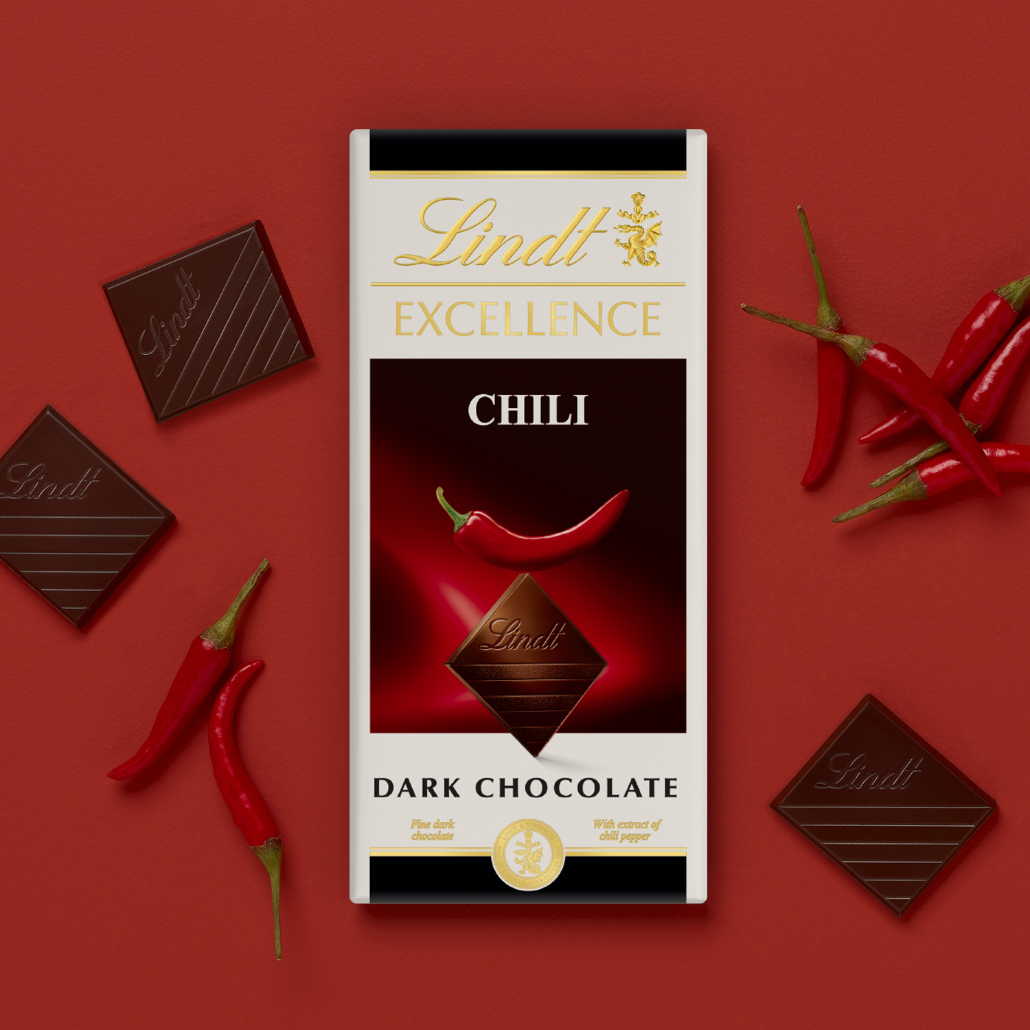 Шоколад горький Lindt экселенс с экстрактом перца чили 100 г - отзывы  покупателей на маркетплейсе Мегамаркет | Артикул: 100023890680