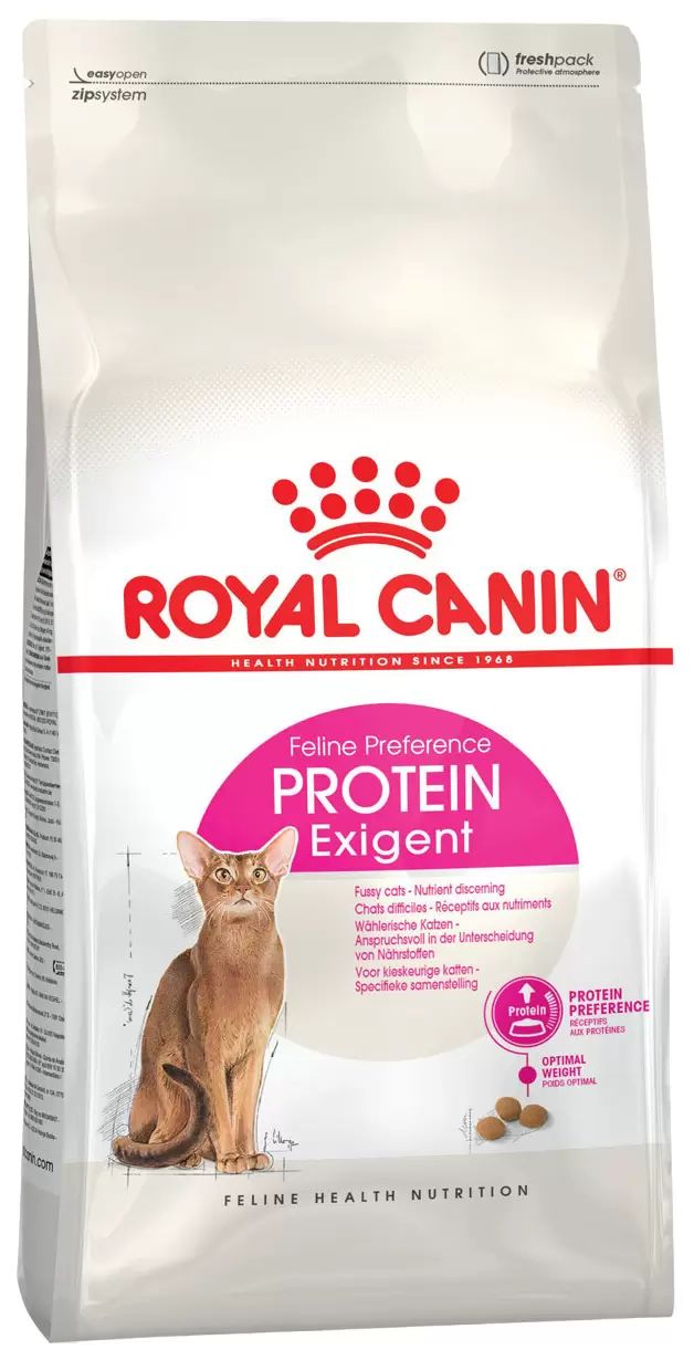 Купить сухой корм для кошек ROYAL CANIN PROTEIN EXIGENT для привередливых, 12шт по 0,4кг, цены на Мегамаркет | Артикул: 100044111560