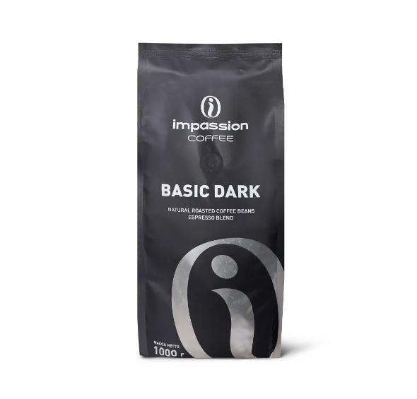 Кофе в зернах Impassion Basic Dark, 1кг - купить в Cuppa tea, цена на Мегамаркет