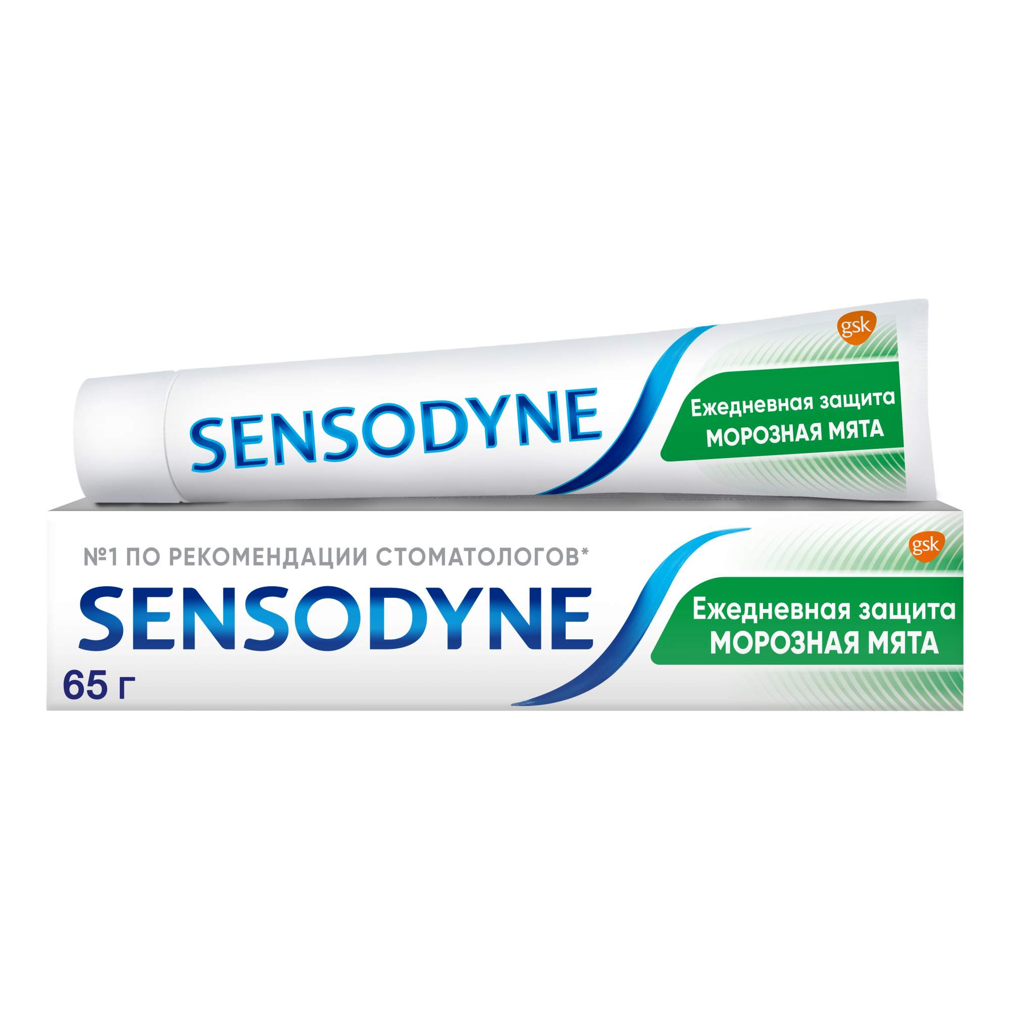 Купить зубная паста Sensodyne Ежедневная Защита Морозная Мята, для чувствительных зубов, 65 г, цены на Мегамаркет | Артикул: 600000697894