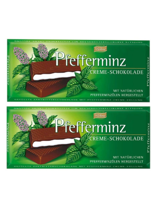 Купить темный шоколад BOHME с мятной начинкой (62% какао), 2х100г, цены на Мегамаркет | Артикул: 600005070312
