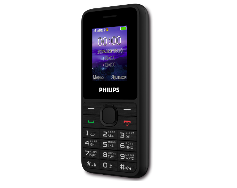 Мобильный телефон Philips E2125 Xenium черный моноблок 2Sim 1.77" 128x160 Thread-X GSM900/ - купить в МегаФон | Yota - Официальный магазин, цена на Мегамаркет