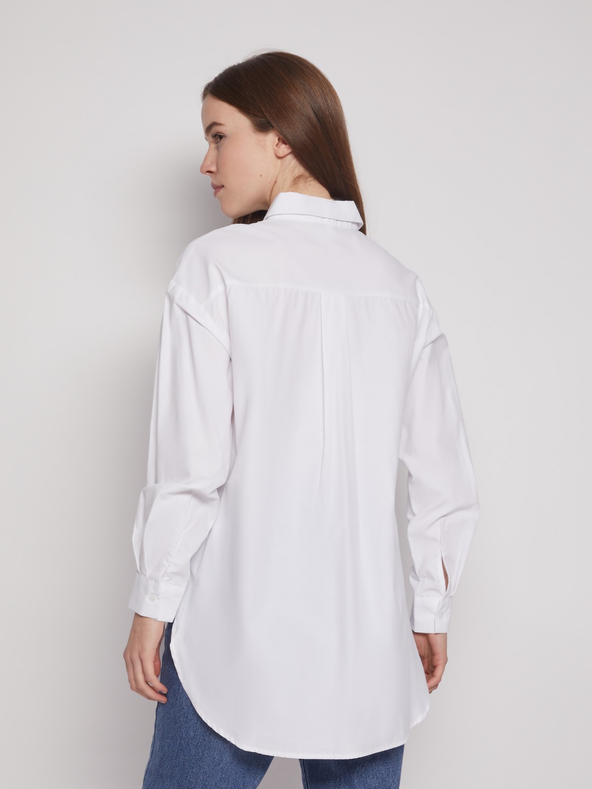 Рубашка женская Zolla 22211117Y103 белая XS
