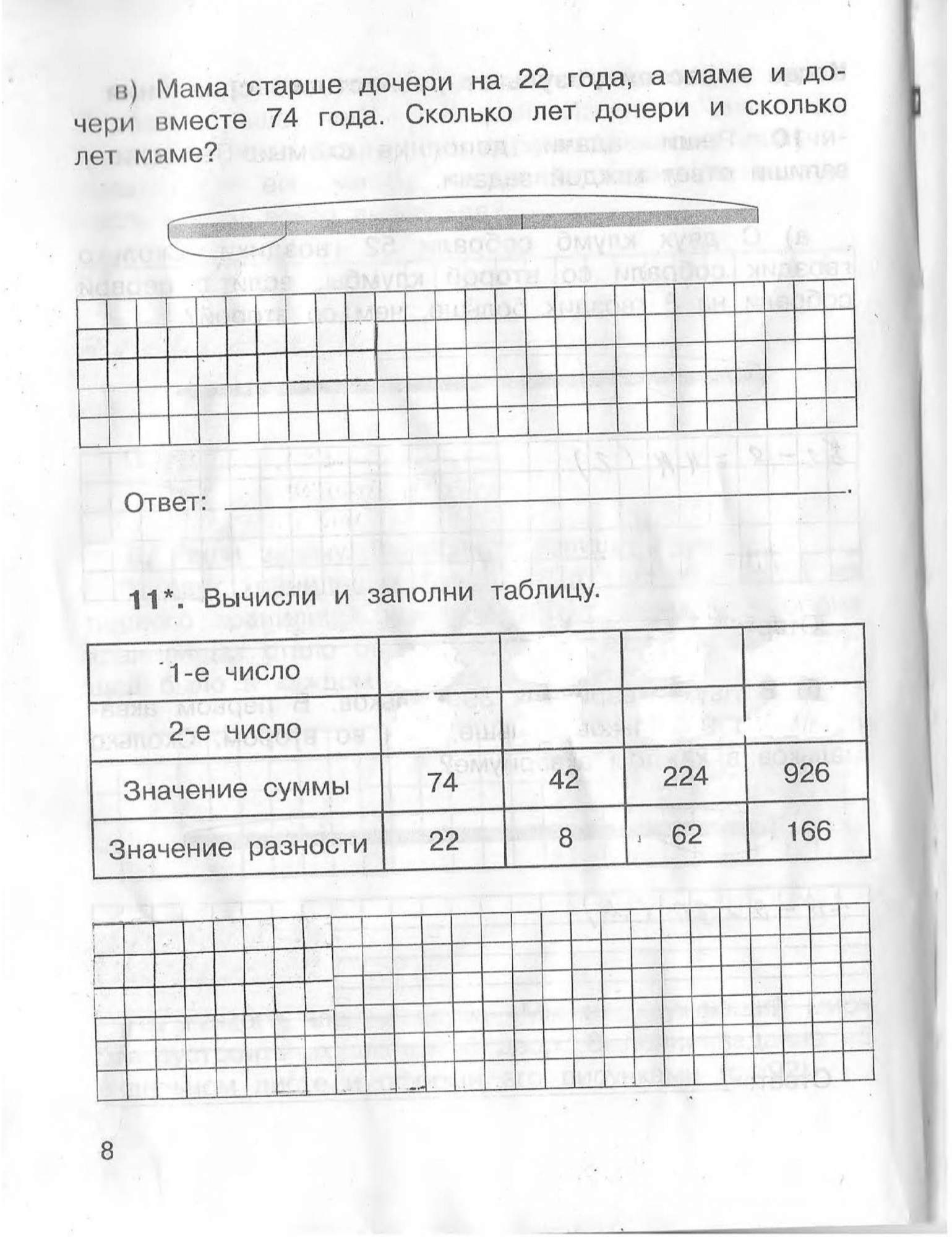 Рабочая тетрадь для самостоятельной работы Математика 4 класс часть 1 в 3  частях ФГОС – купить в Москве, цены в интернет-магазинах на Мегамаркет