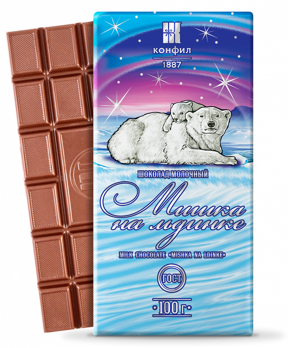 Мишка на севере шоколад