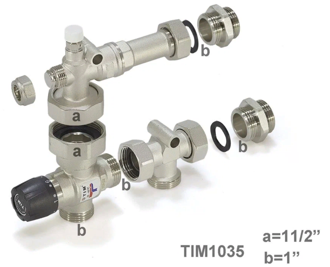 Tim jh. Смесительный узел tim jh-1035. смесительный узел для теплого пола tim jh-1035. насосно-смесительный узел с термостатическим клапаном 20-43°, 130мм/180мм. jh-1035 насосно-смесительный узел.
