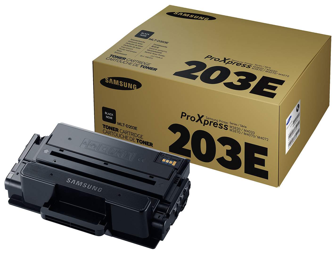 Картридж для лазерного принтера Samsung MLT-D203E, черный, оригинал