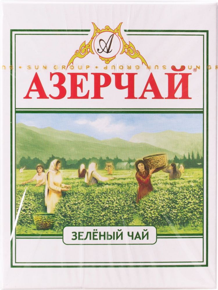 Чай зеленый Азерчай байховый 100 г