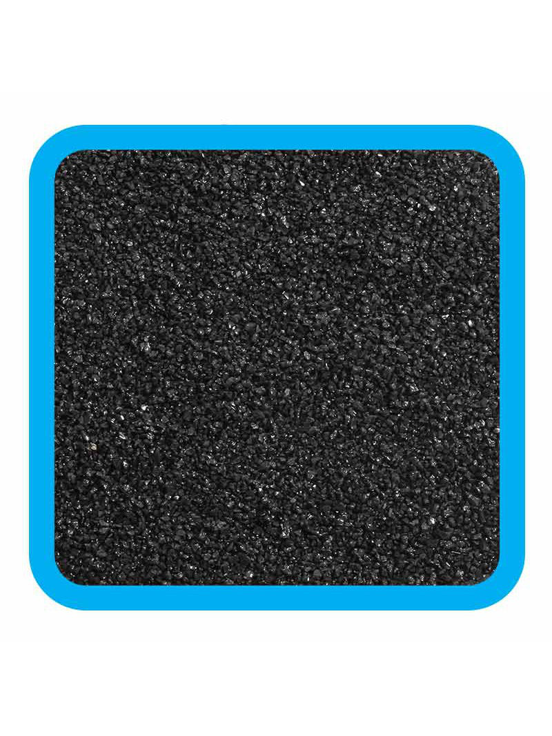 Грунт аквариумный, Laguna, натуральная гранитная крошка, черный песок, фракция 1-2 мм, 2кг