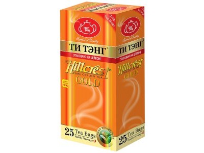 Чай черный в пакетиках для чашки Ти Тэнг Hillcrest Gold 25*2.5 г