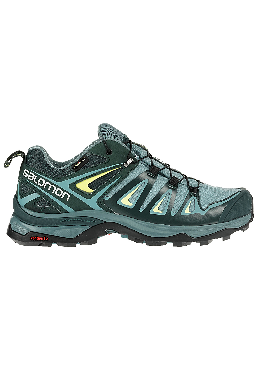 Кроссовки женские Salomon X Ultra 3 GTX зеленые 4.5 UK