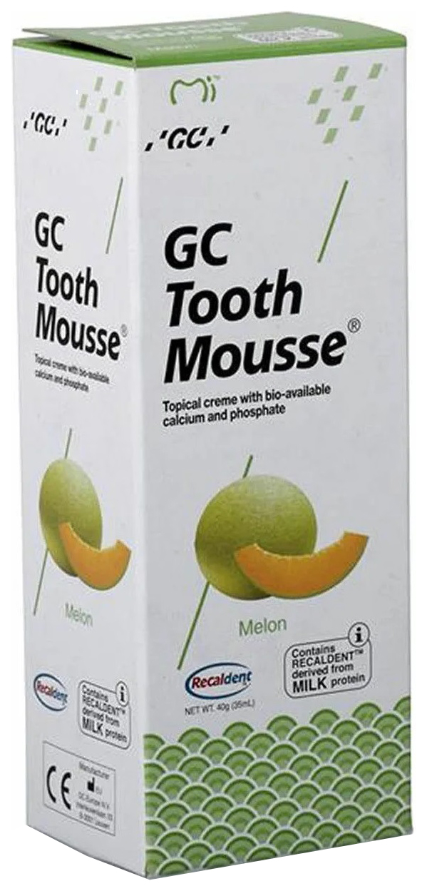 Зубной гель GC Tooth Mousse Дыня 35 мл