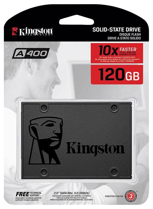 SSD диск Kingston A400 120ГБ (SA400S37/120G)