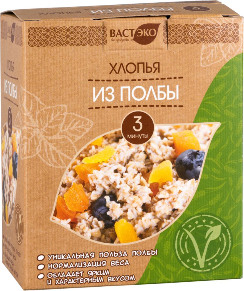 Хлопья из полбы Вастэко 400 г - купить в fitomarket, цена на Мегамаркет