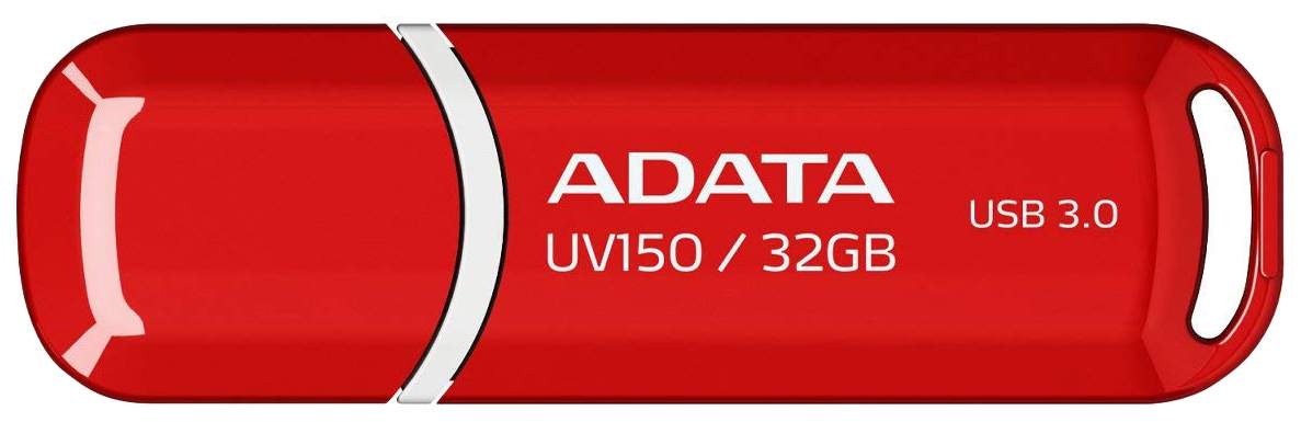 Флешка ADATA UV150 32ГБ Red (AUV150-32G-RRD), купить в Москве, цены в интернет-магазинах на Мегамаркет