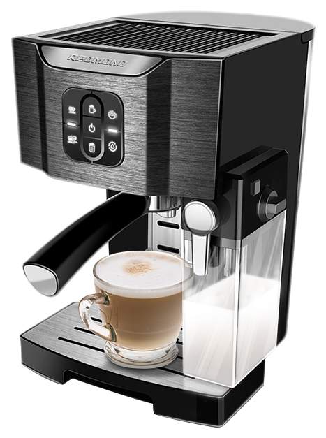 Рожковая кофеварка Redmond RCM-1512 Black - отзывы покупателей на маркетплейсе Мегамаркет | Артикул: 100023678481
