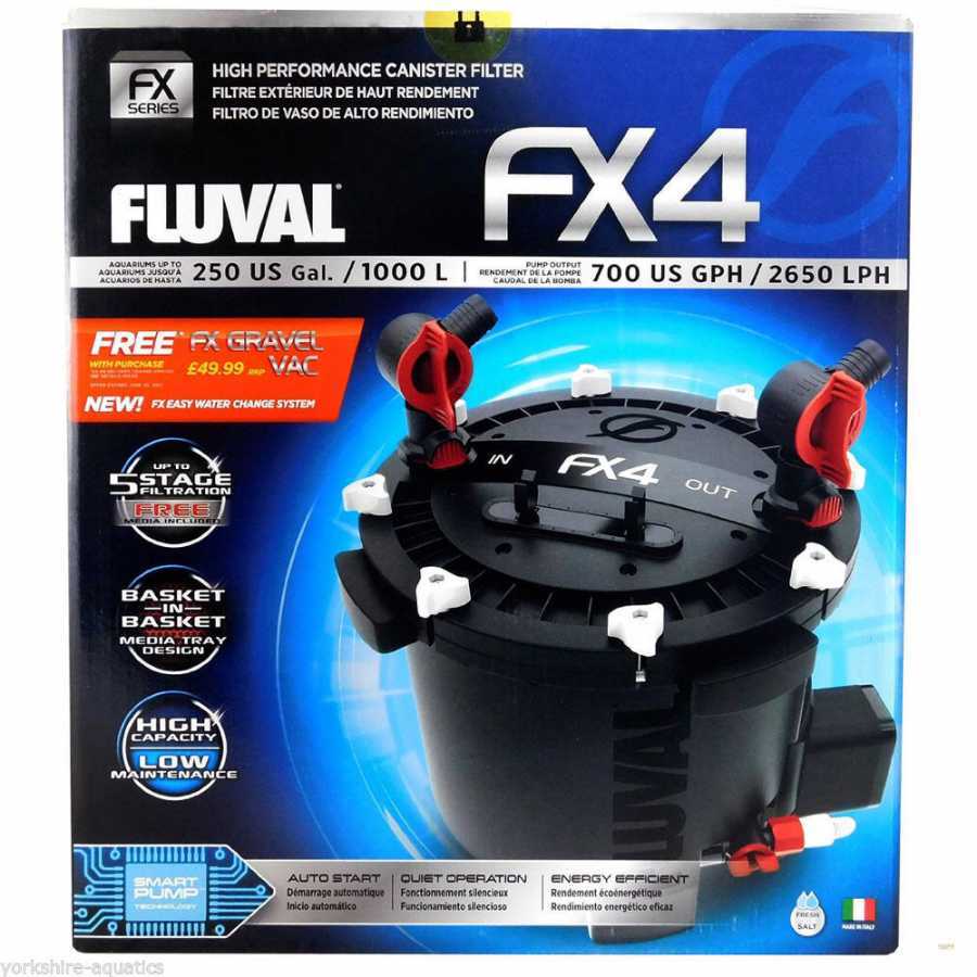 Фильтр для аквариума внешний Fluval FX4, 1700 л/ч, 30 Вт
