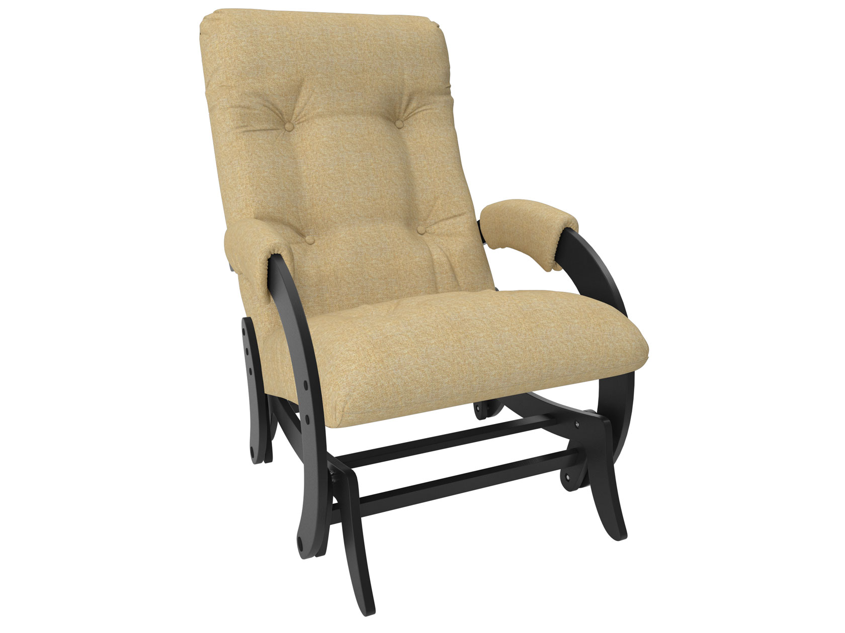 Кресло-глайдер Мебель Импэкс Комфорт Модель 68 Malta 03А, рогожка, венге