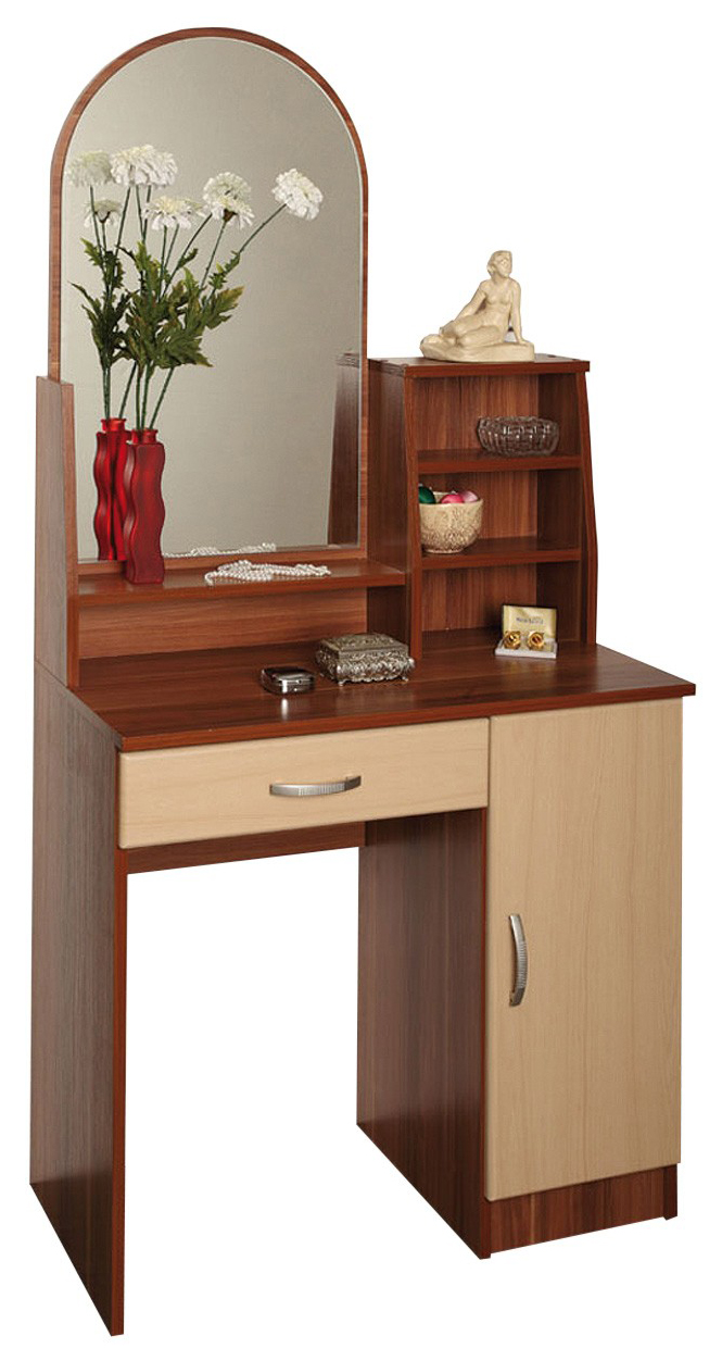 Туалетный столик Олимп-мебель 165х80,4х39 см, коричневый