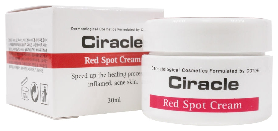 Лечебный крем. Ciracle крем для проблемной кожи - Red spot Cream, 30мл. Anti-acne Ciracle Red spot Cream 30 ml. Ciracle Anti-acne крем лечебный для проблемной кожи Red spot Cream 30 мл. Крем для проблемной кожи Ciracle Ciracle Red spot Cream лечебный.