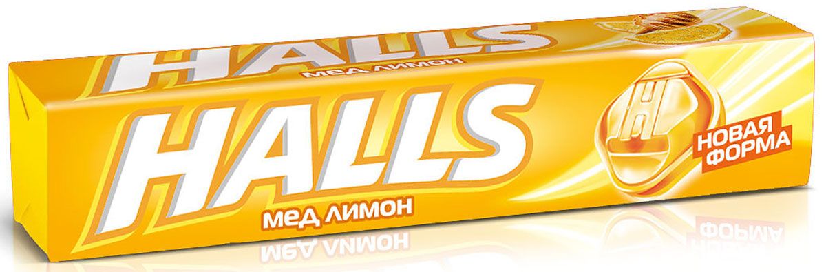 Карамель Halls мед лимон 12 шт 25 г