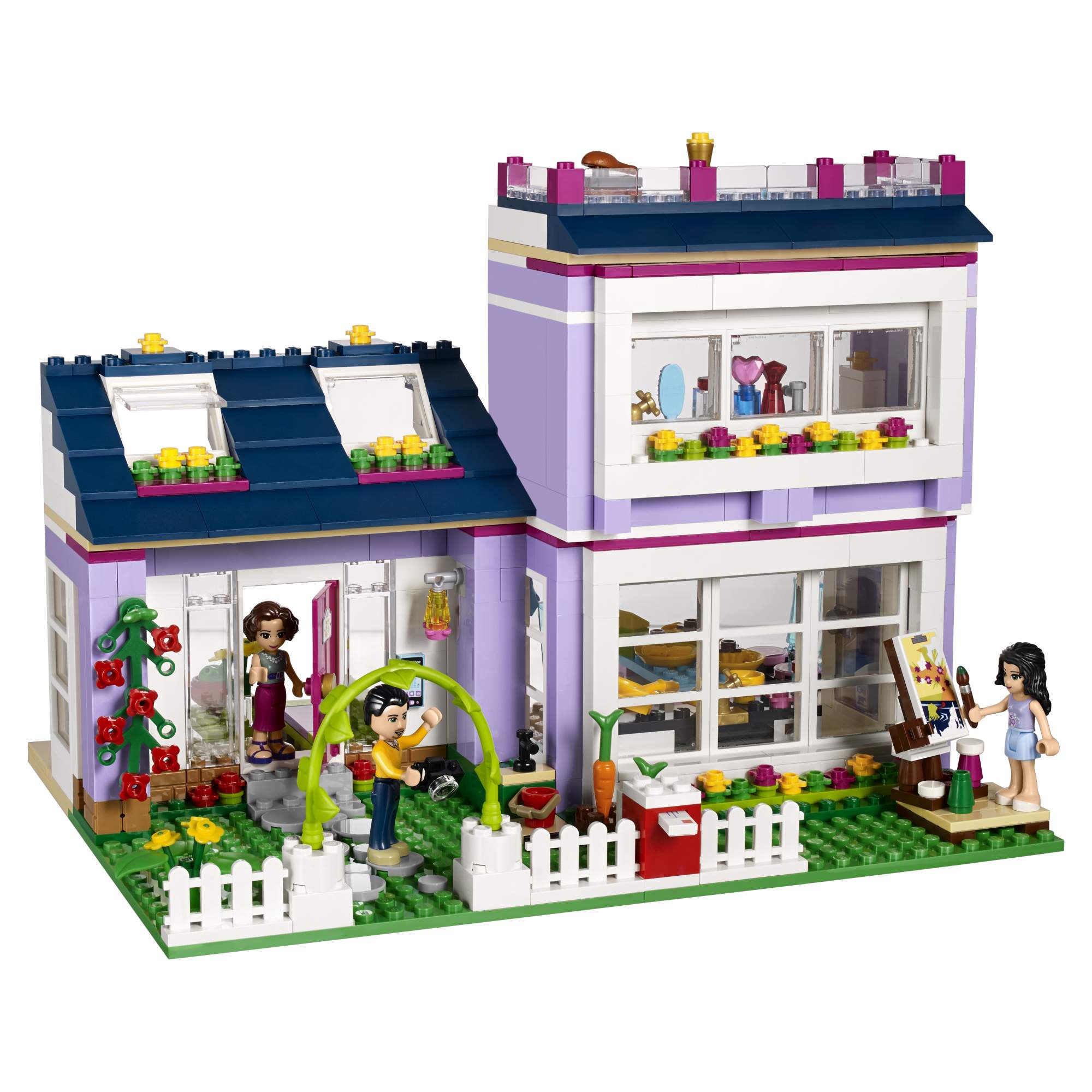 Купить конструктор LEGO Friends Дом Эммы (41095), цены на Мегамаркет |  Артикул: 100000075581