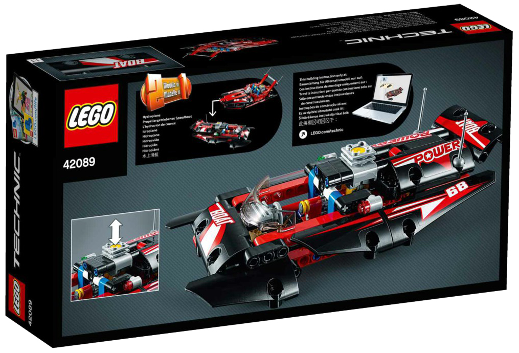 Lego technic power boat on sale