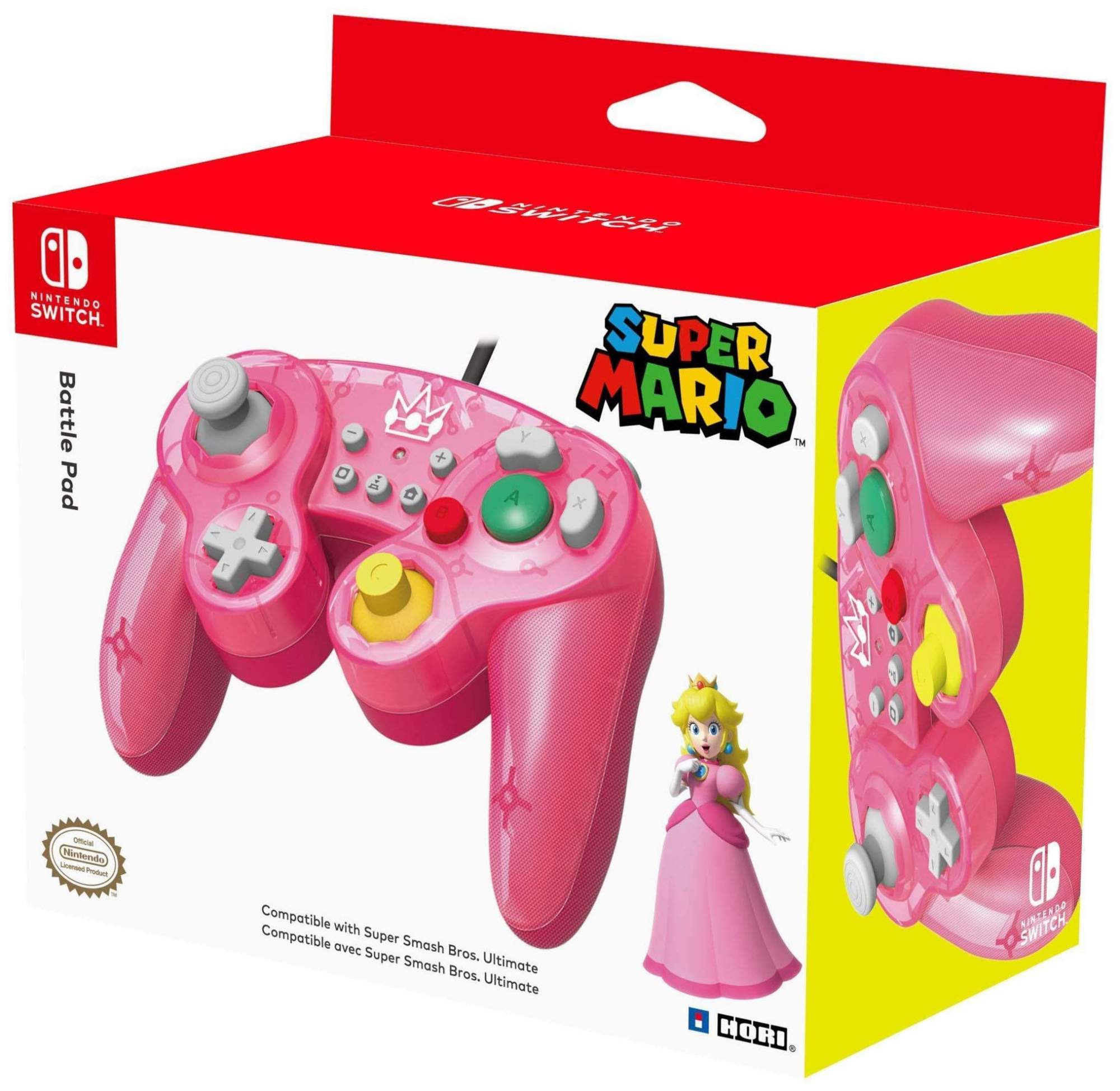 Геймпад Hori Battle Pad Super Mario - Peach (NSW-135U) - купить в Москве,  цены на Мегамаркет | 100025668181