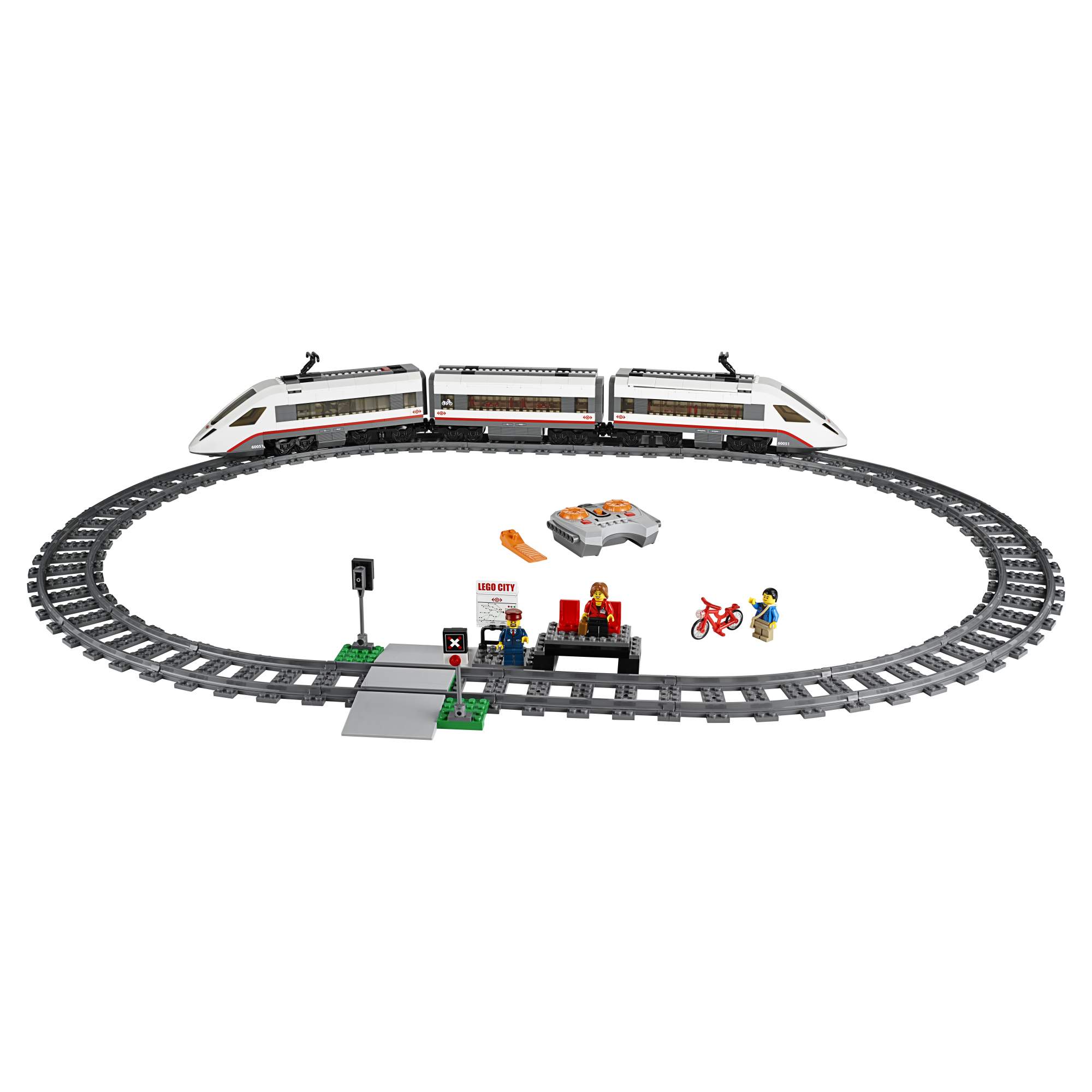 Конструктор LEGO City Trains Скоростной пассажирский поезд (60051)