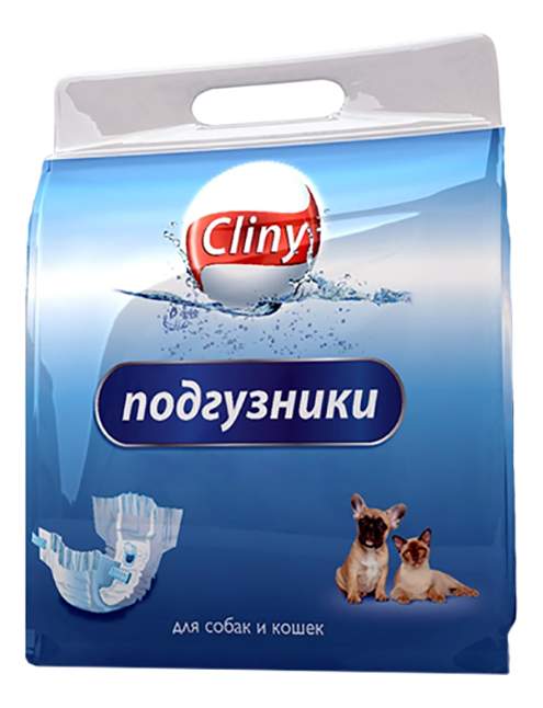 Подгузники для кошек и собак Cliny, M