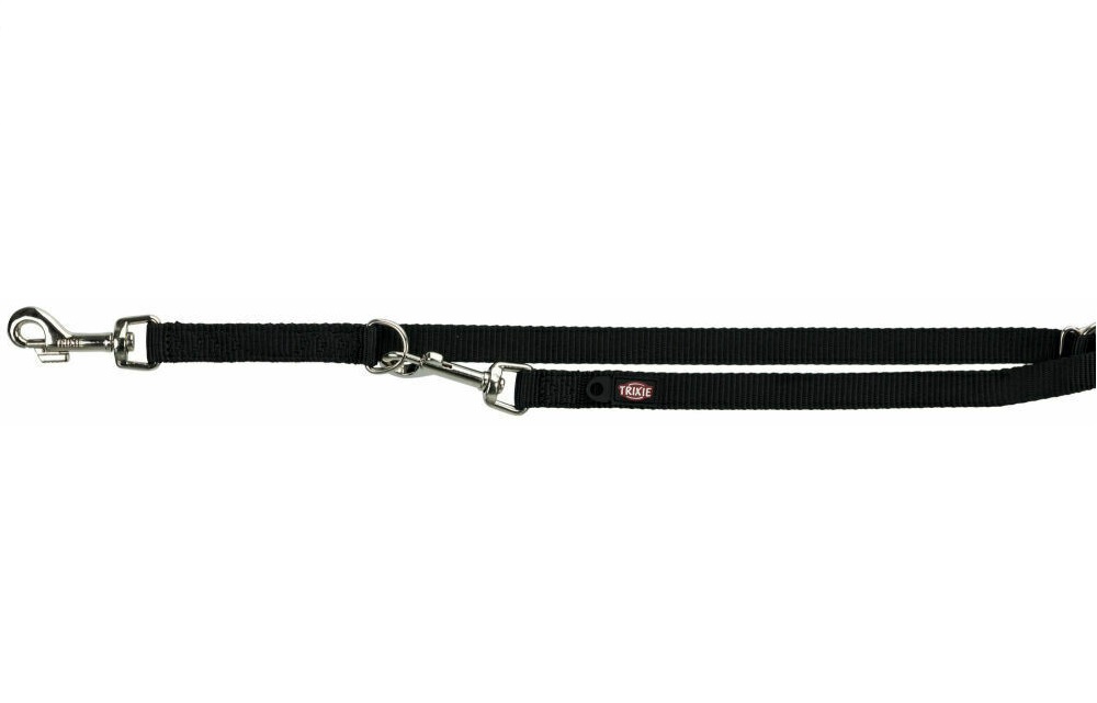 Поводок-перестежка для собак TRIXIE Premium, черный, L–XL, 3 м/25 мм