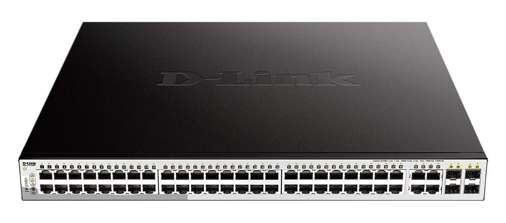 Коммутатор D-Link DGS-1210-52MP/F1A Black, купить в Москве, цены в интернет-магазинах на Мегамаркет